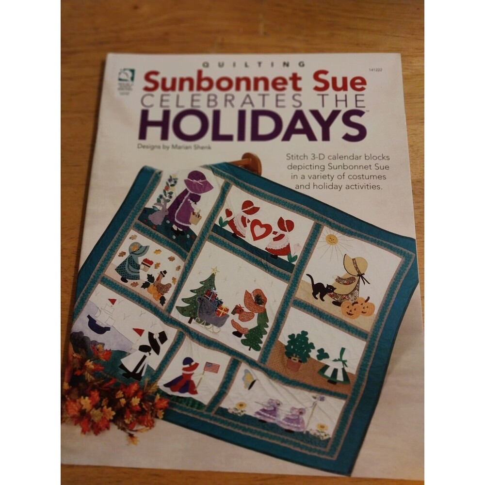 Sunbonnet Sue Celebrates The Holidays Marian Shenk Quilting Patterns 41222 Book